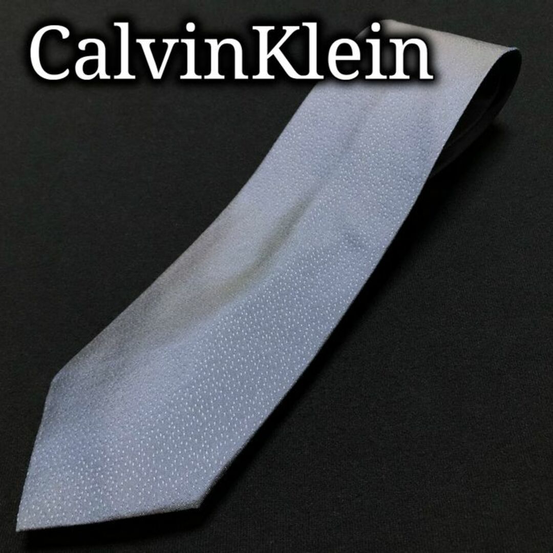 Calvin Klein(カルバンクライン)のカルバンクライン ドット ネイビー ネクタイ A102-L02 メンズのファッション小物(ネクタイ)の商品写真