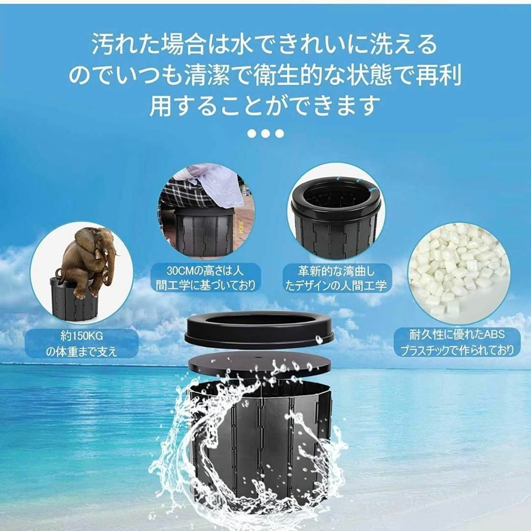 ⭐️繰り返し使用可能⭐️簡易トイレ トイレ 防災対策 キャンプ 旅行