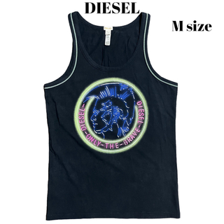 ディーゼル(DIESEL)の00’s DIESEL ノースリーブ ビッグロゴ パンク グランジ Y2K(カットソー(半袖/袖なし))