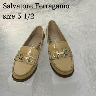 サルヴァトーレフェラガモ(Salvatore Ferragamo)の希少 Salvatore Ferragamo フェラガモ ガンチーニ ローファー(ローファー/革靴)