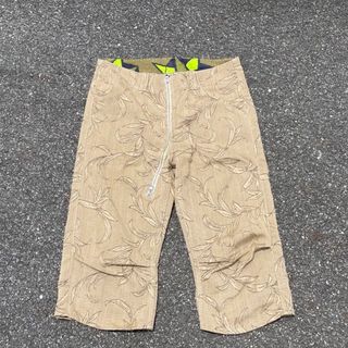 アートヴィンテージ(ART VINTAGE)のvintage 総柄zipショートパンツ　ハーフパンツ(ショートパンツ)