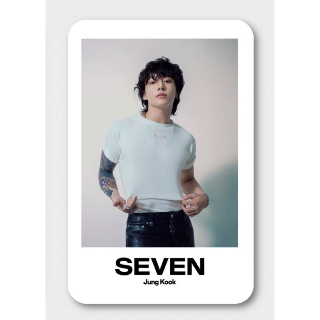 BTS JungKook ジョングク SEVEN Shirt 付属トレカ - アイドル