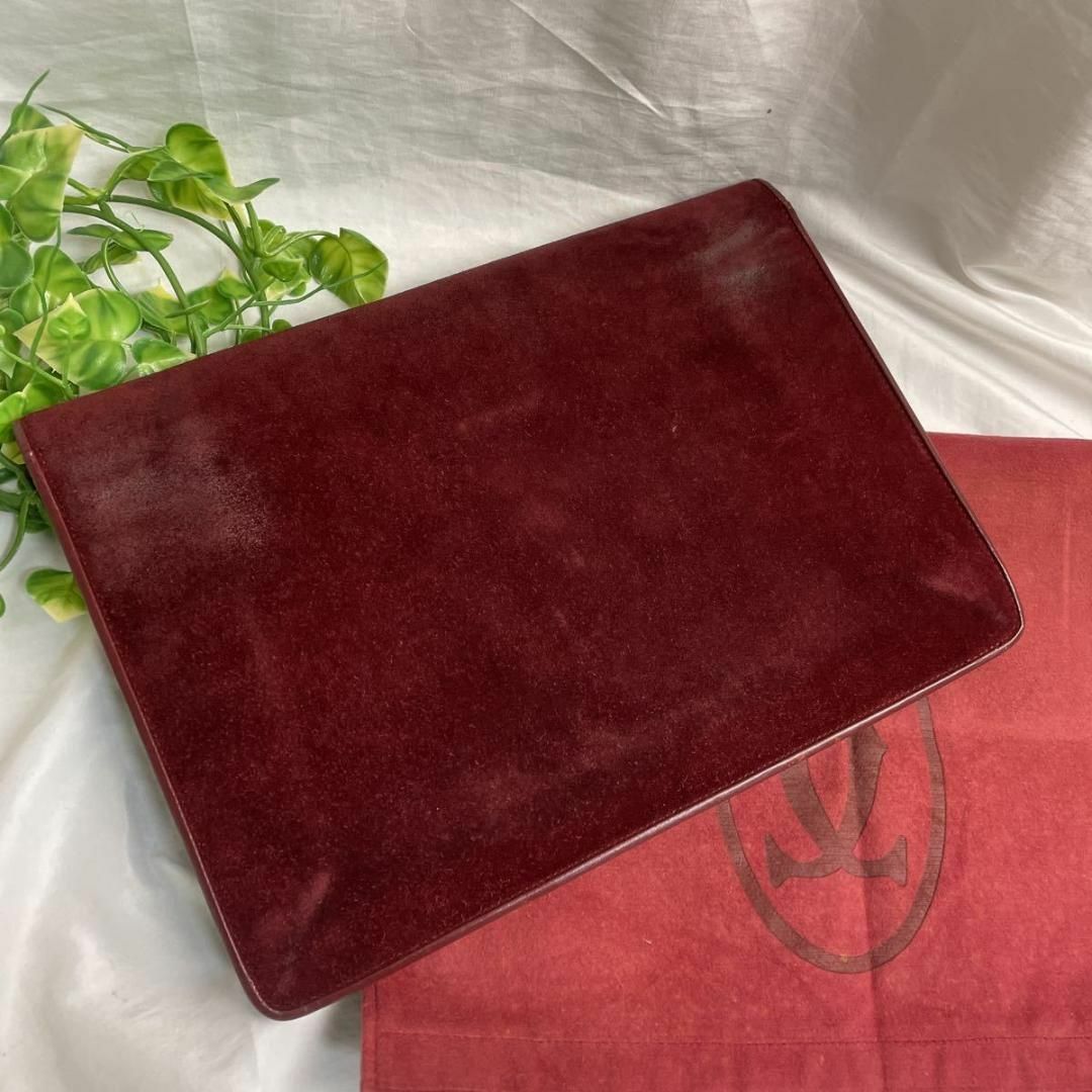 Cartier Cartier クラッチバッグ セカンドバッグ ボルドー スエード 保存袋付きの通販 by ReSH|カルティエならラクマ Cartier クラッチバッグ セカンドバッグ ボルドー スエード 保存袋付き