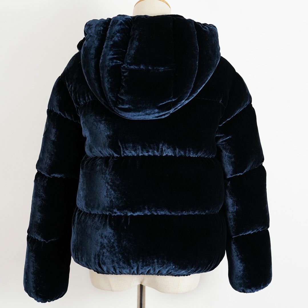 MONCLER - 美品 モンクレール CAILLE ベルベット 12A ネイビー DIST