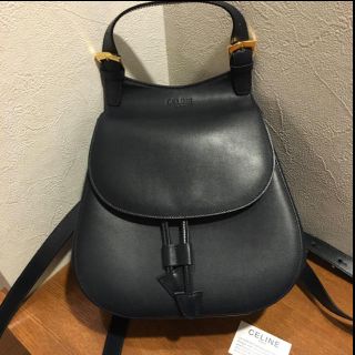 セリーヌ(celine)のセリーヌ カーフレザー巾着リュック(リュック/バックパック)