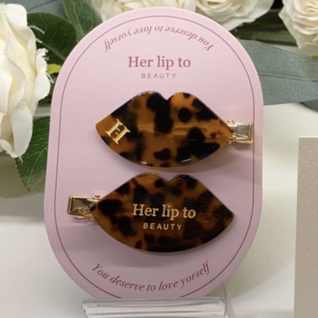 her lip to ヘアクリップ