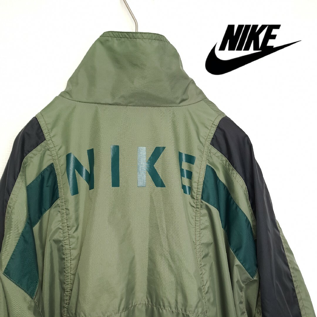 1990s 銀タグ NIKE ナイキ 中綿 ジャケット カーキ ブラウン