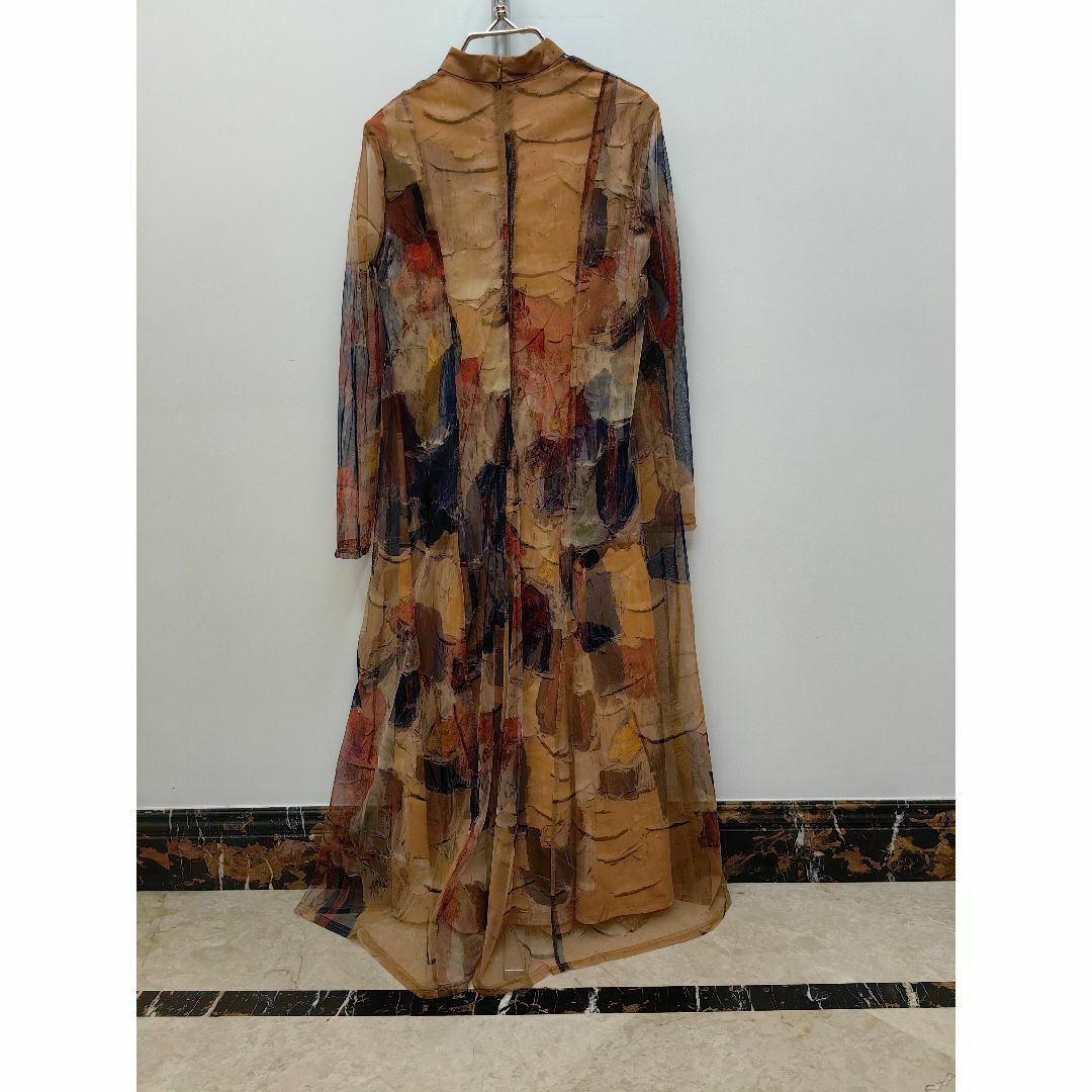 最終価格UND GYPSUM ART DRESS ノースリーブワンピースのみ