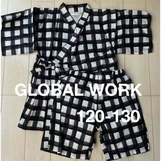 グローバルワーク(GLOBAL WORK)のGLOBAL WORK  120-130㎝  甚平　(甚平/浴衣)