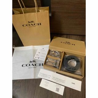 コーチ(COACH)の新品未使用　ショッパー付　コーチ　coach ベルト　リバーシブル　プレゼントに(ベルト)