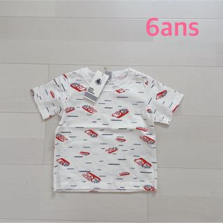 プチバトー(PETIT BATEAU)のプチバトー　プリント半袖Tシャツ　6ans (Tシャツ/カットソー)