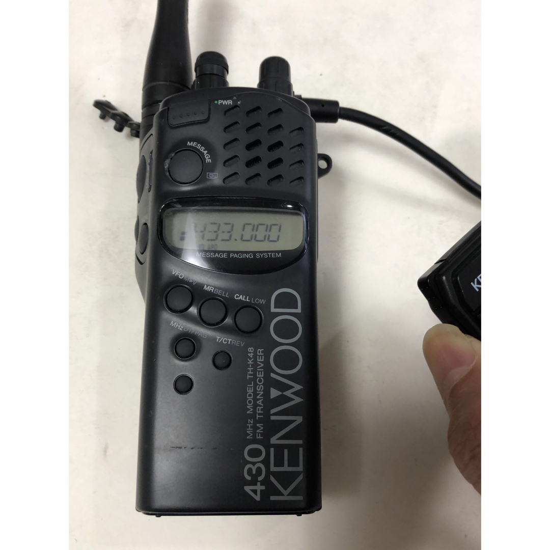 KENWOOD(ケンウッド)のKENWOOD アマチュア無線機　TH-K48   430MHz エンタメ/ホビーのテーブルゲーム/ホビー(アマチュア無線)の商品写真