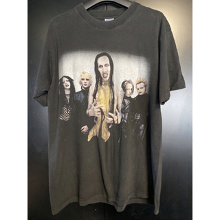 00'S 当時物 Marilyn Manson Tシャツ ヴィンテージ サイズL(Tシャツ/カットソー(半袖/袖なし))