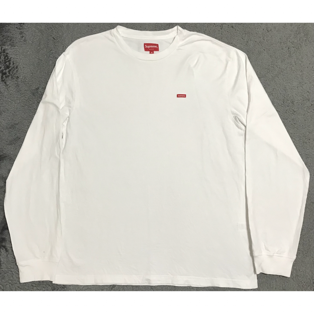 supreme スモールロゴ ロングtシャツ - Tシャツ/カットソー(七分/長袖)