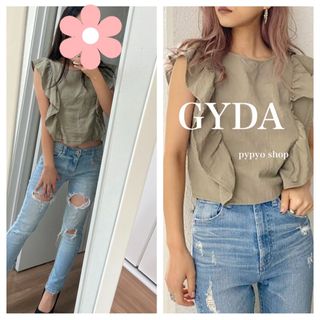 ジェイダ(GYDA)のGYDA シフォン snidel デイライル リエンダ ダチュラ GRL エモダ(Tシャツ(半袖/袖なし))