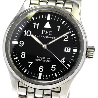 インターナショナルウォッチカンパニー(IWC)のIWC SCHAFFHAUSEN IW325307 パイロットウォッチ マークXV デイト 自動巻き メンズ _758901(腕時計(アナログ))