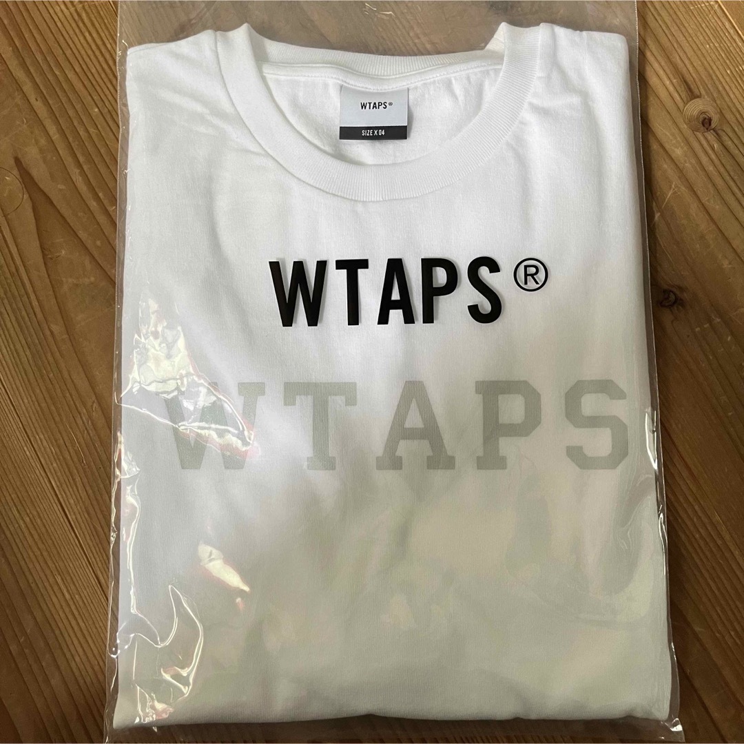 ダブルタップス WTAPS COLLEGE SS COTTON WHITE XL メンズのトップス(Tシャツ/カットソー(半袖/袖なし))の商品写真