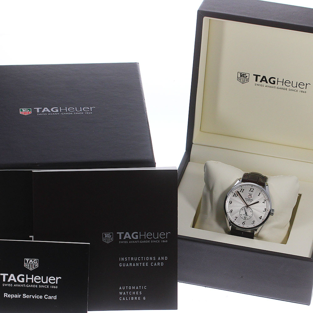 タグホイヤー TAG HEUER WAS2112 カレラ ヘリテージ キャリバー6 自動巻き メンズ 箱付き_758976