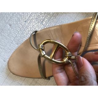 HERMES シューヌタングル ミュール 23.5-
