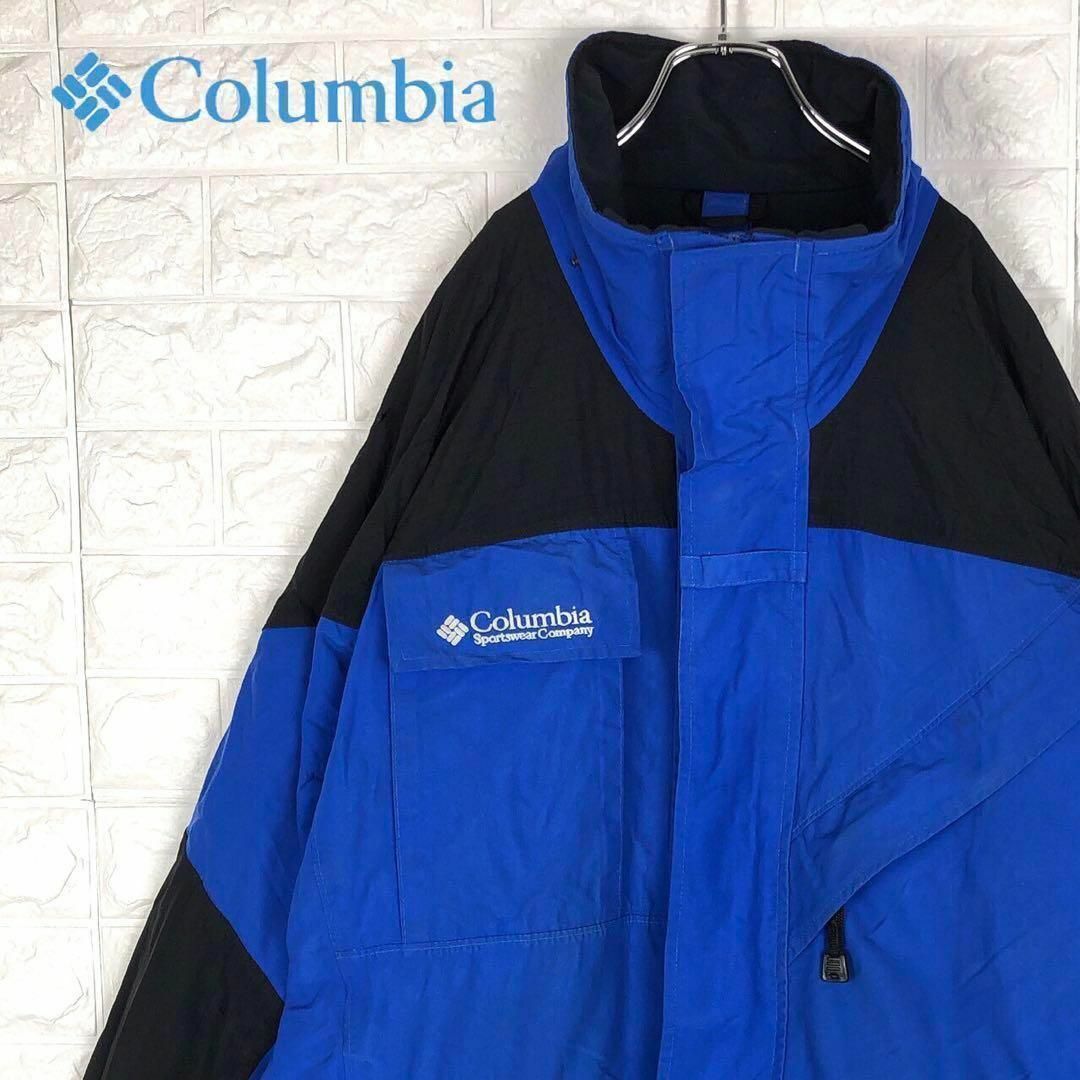 Columbia(コロンビア)のコロンビア 超ゆるだぼ マウンテンパーカー ナイロンジャケット アウトドア刺繍 メンズのジャケット/アウター(ブルゾン)の商品写真