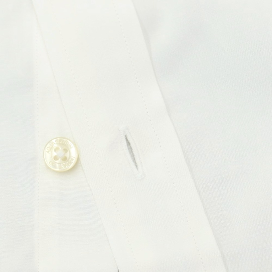 アクアスキュータム Aquascutum ブロードコットン ドレスシャツ ホワイト【サイズ40-84】【メンズ】 3