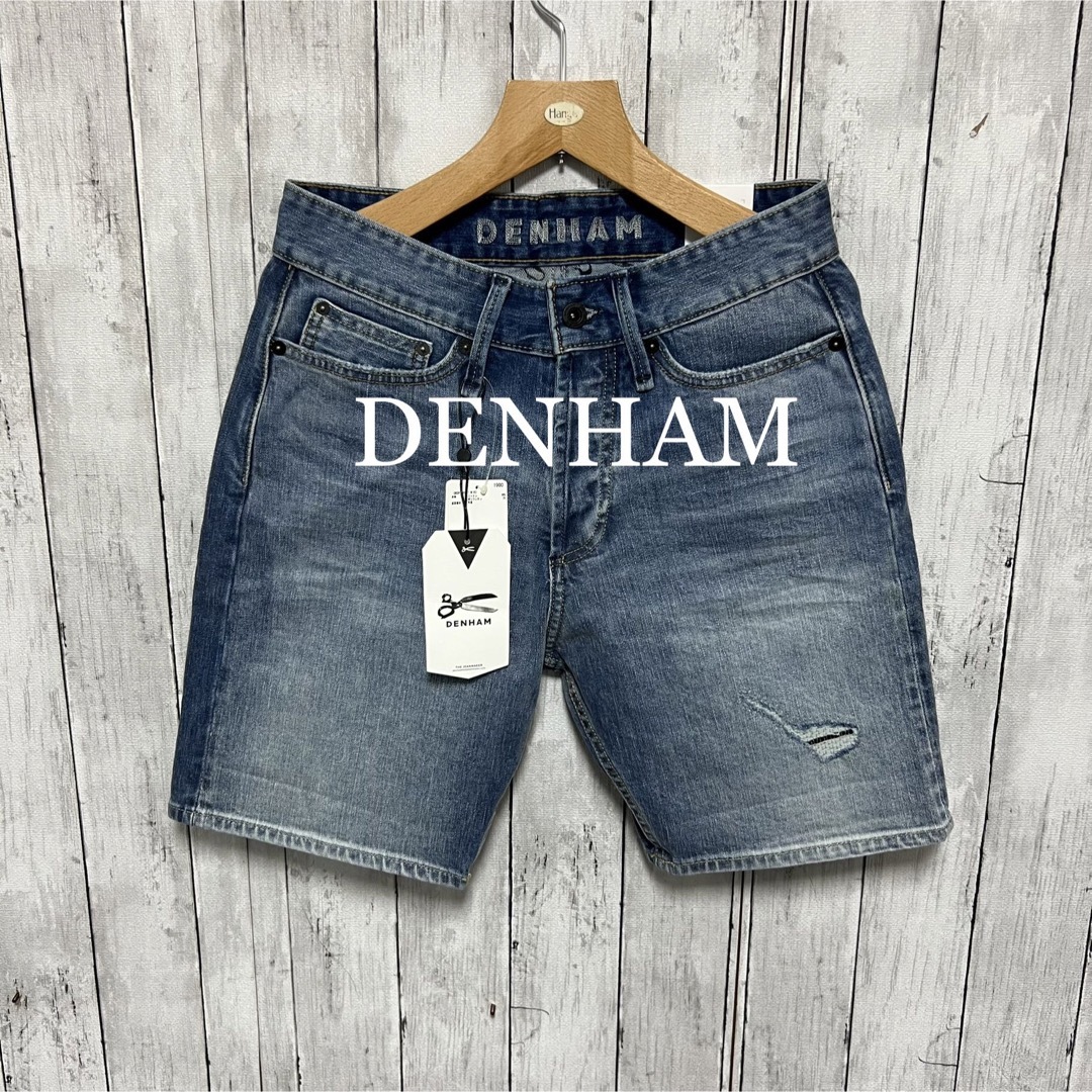 DENHAM(デンハム)の未使用！タグ付き！DENHAM ストレッチデニムショートパンツ！ メンズのパンツ(ショートパンツ)の商品写真