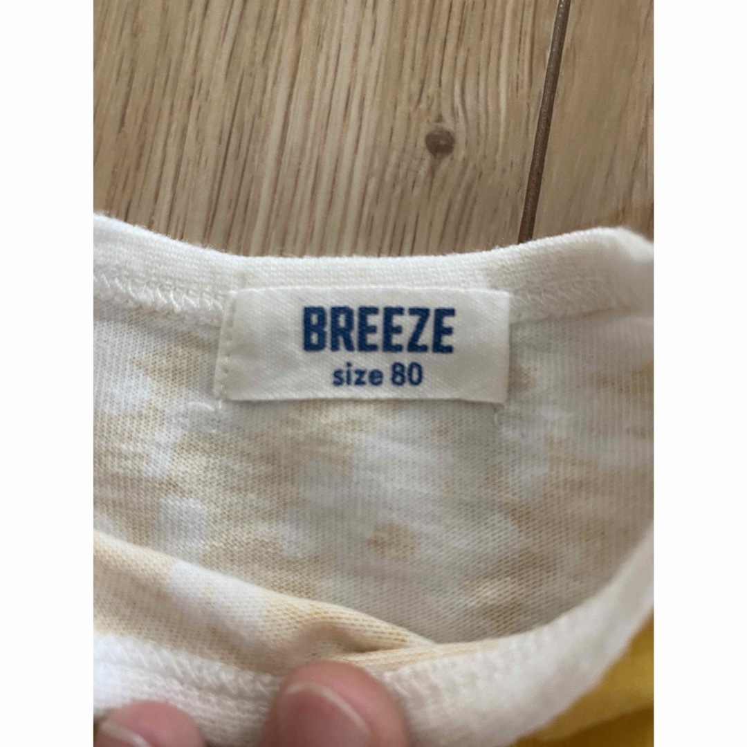 BREEZE(ブリーズ)の美品！　ブリーズ　花柄ワンピース　80size キッズ/ベビー/マタニティのベビー服(~85cm)(ワンピース)の商品写真