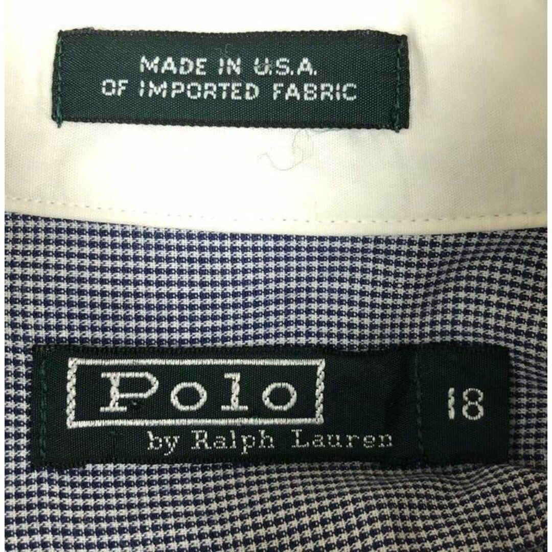 Ralph Lauren(ラルフローレン)のラルフローレン 激レア USA製 BDシャツ クレリック 刺繍ワンポイントロゴ メンズのトップス(シャツ)の商品写真