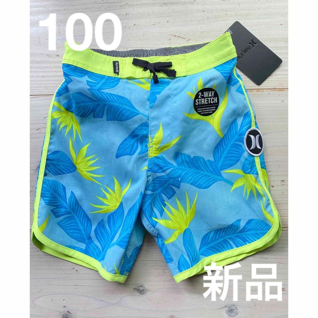 Hurley(ハーレー)の水着　100 新品　未使用　ハーレー　海　プール キッズ/ベビー/マタニティのキッズ服男の子用(90cm~)(水着)の商品写真