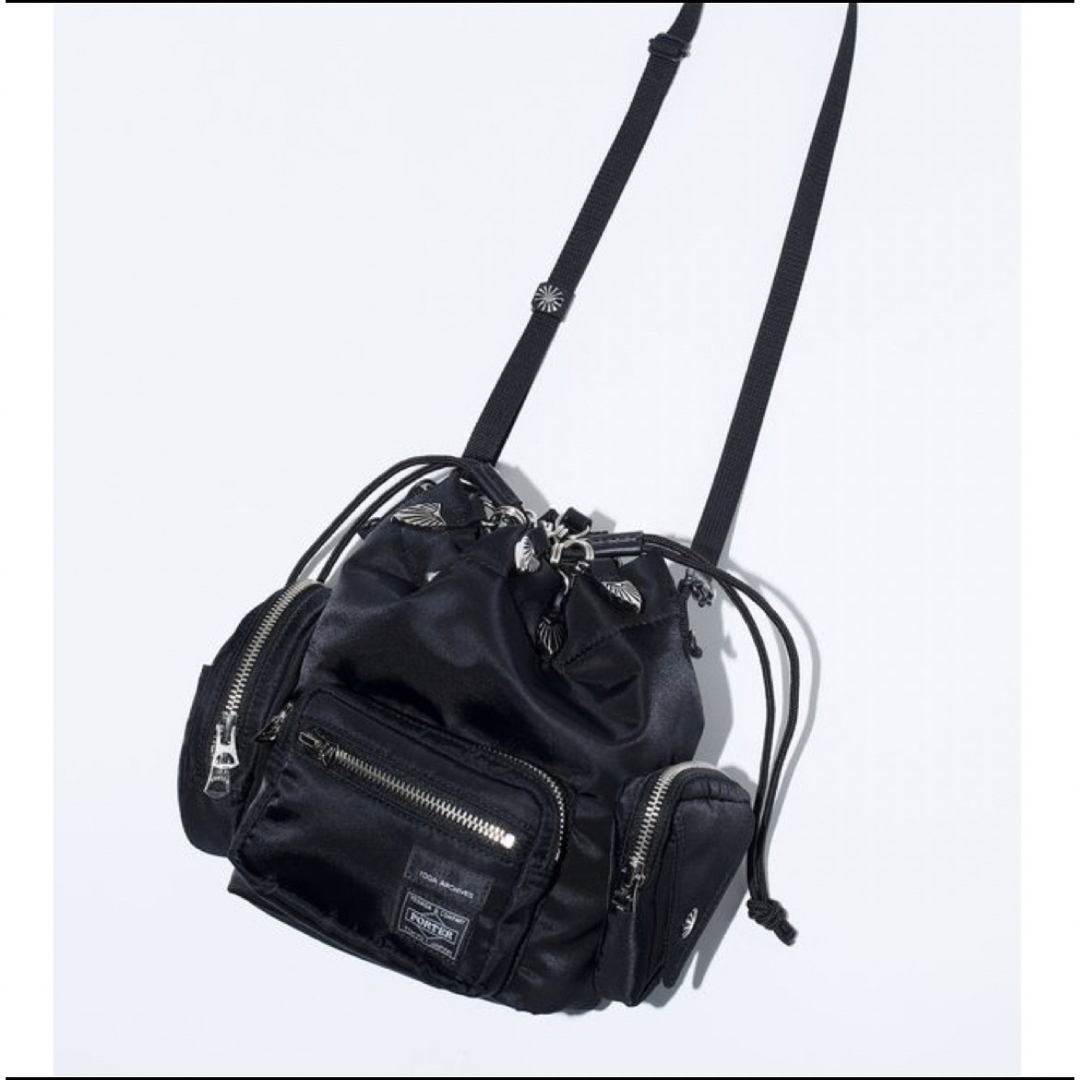 TOGA × PORTER STRING BAG BLACK