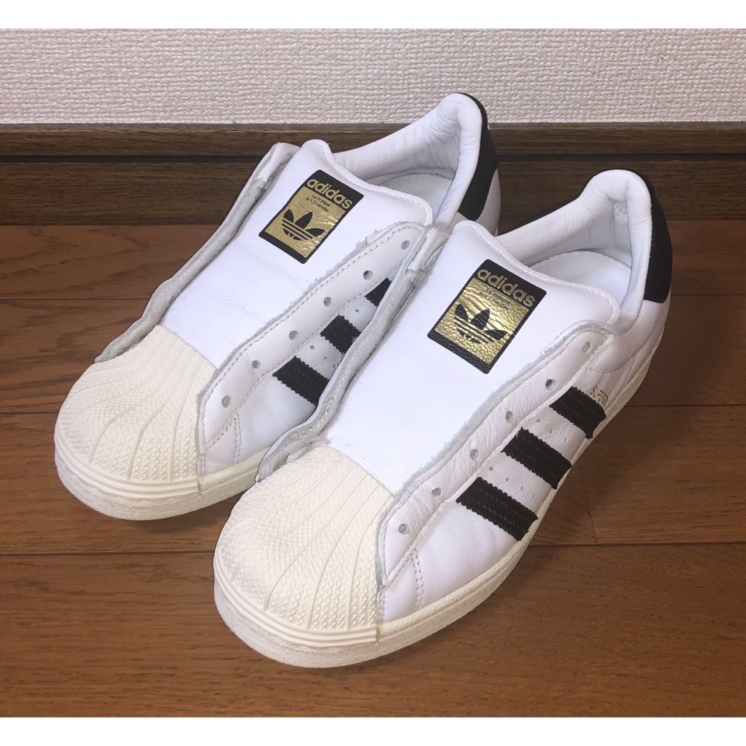 【デカサイ!!】adidas SUPERSTAR LACELESS アディダス