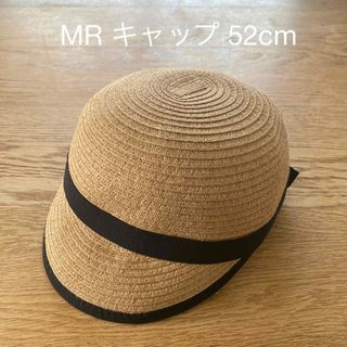 マル(MR)のMR キャップ(リボン・ゴム・日よけ付き)  52cm 【中古品】(帽子)