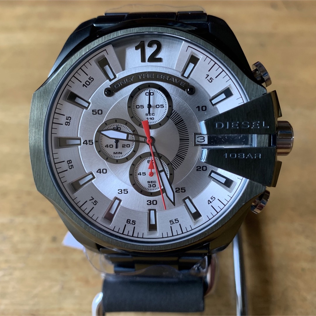 新品✨ディーゼル DIESEL クオーツ 腕時計 DZ44878 シルバー