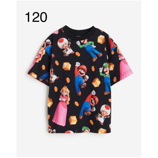 エイチアンドエム(H&M)の専用　新品未開封　スーパーマリオ　Tシャツ　120-130 &パンツ　120(Tシャツ/カットソー)
