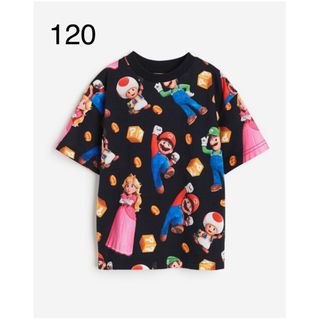 エイチアンドエム(H&M)の専用　新品未開封　スーパーマリオ　Tシャツ　120-130 &パンツ　120(Tシャツ/カットソー)