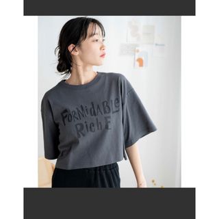 ウィゴー(WEGO)のWEGO クロップド丈トップス(Tシャツ(半袖/袖なし))