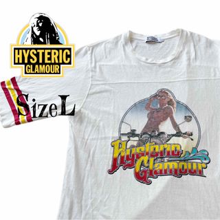 ヒステリックグラマー(HYSTERIC GLAMOUR)の希少L★ヒステリックグラマー ヒスガールプリント セクシーガール 半袖Tシャツ(Tシャツ/カットソー(半袖/袖なし))