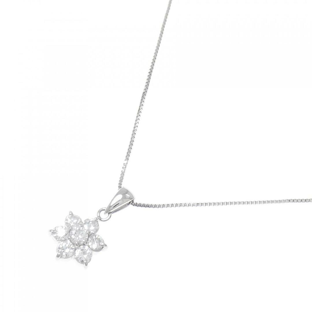 PT フラワー ダイヤモンド ネックレス 0.42CT-zalgolf.com