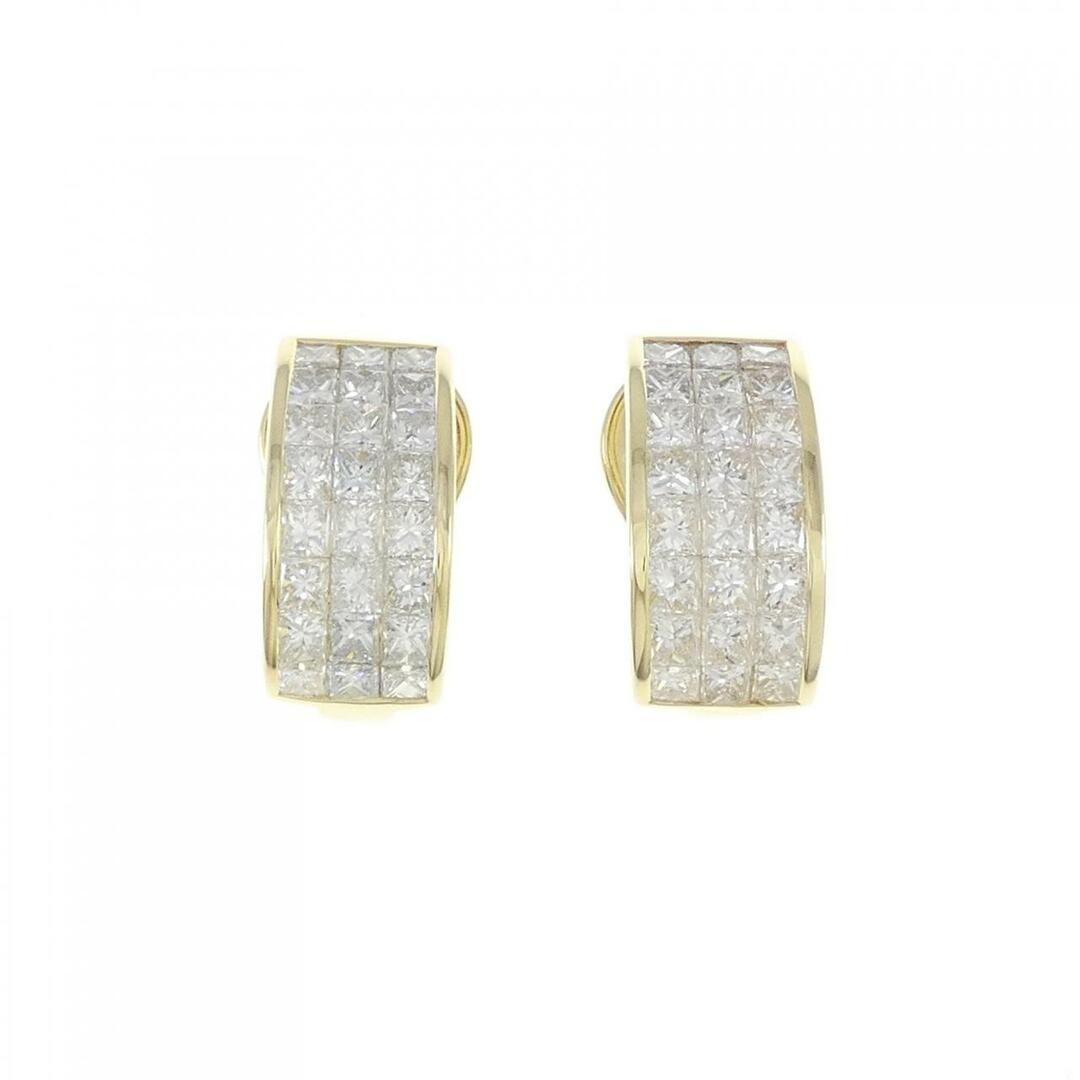 K18YG ダイヤモンド ピアス/イヤリング 2.00CT - ピアス