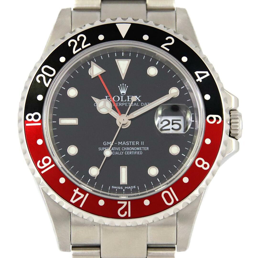 ROLEX - ロレックス GMTマスターⅡ・スティックダイヤル 16710 SS 自動