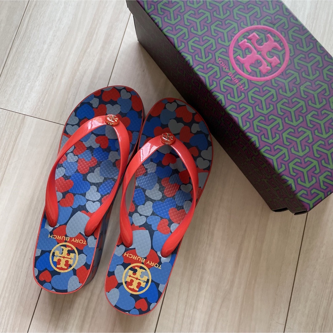 Tory Burch トリーバーチ ビーチサンダル 厚底 新品 - サンダル