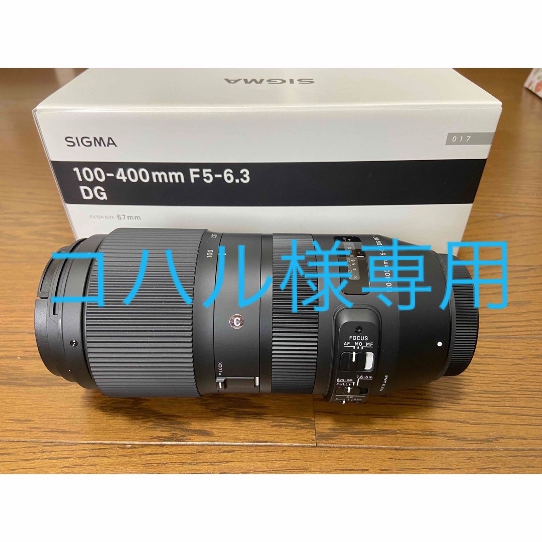 SIGMAシグマ　100-400mm 超望遠レンズ