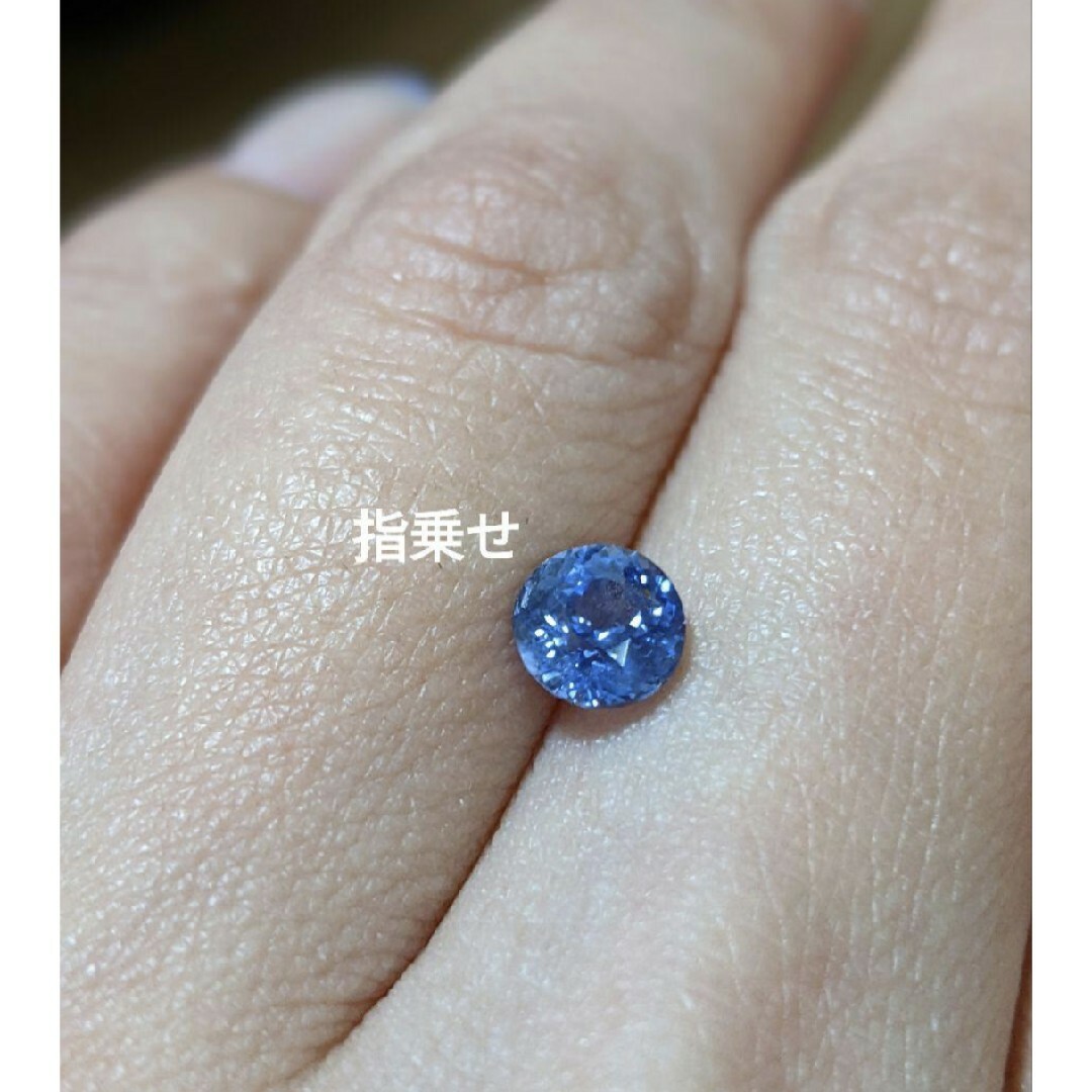 非加熱 1.13ct 〜Flower of Life〜 セイロンブルーサファイア レディースのアクセサリー(リング(指輪))の商品写真