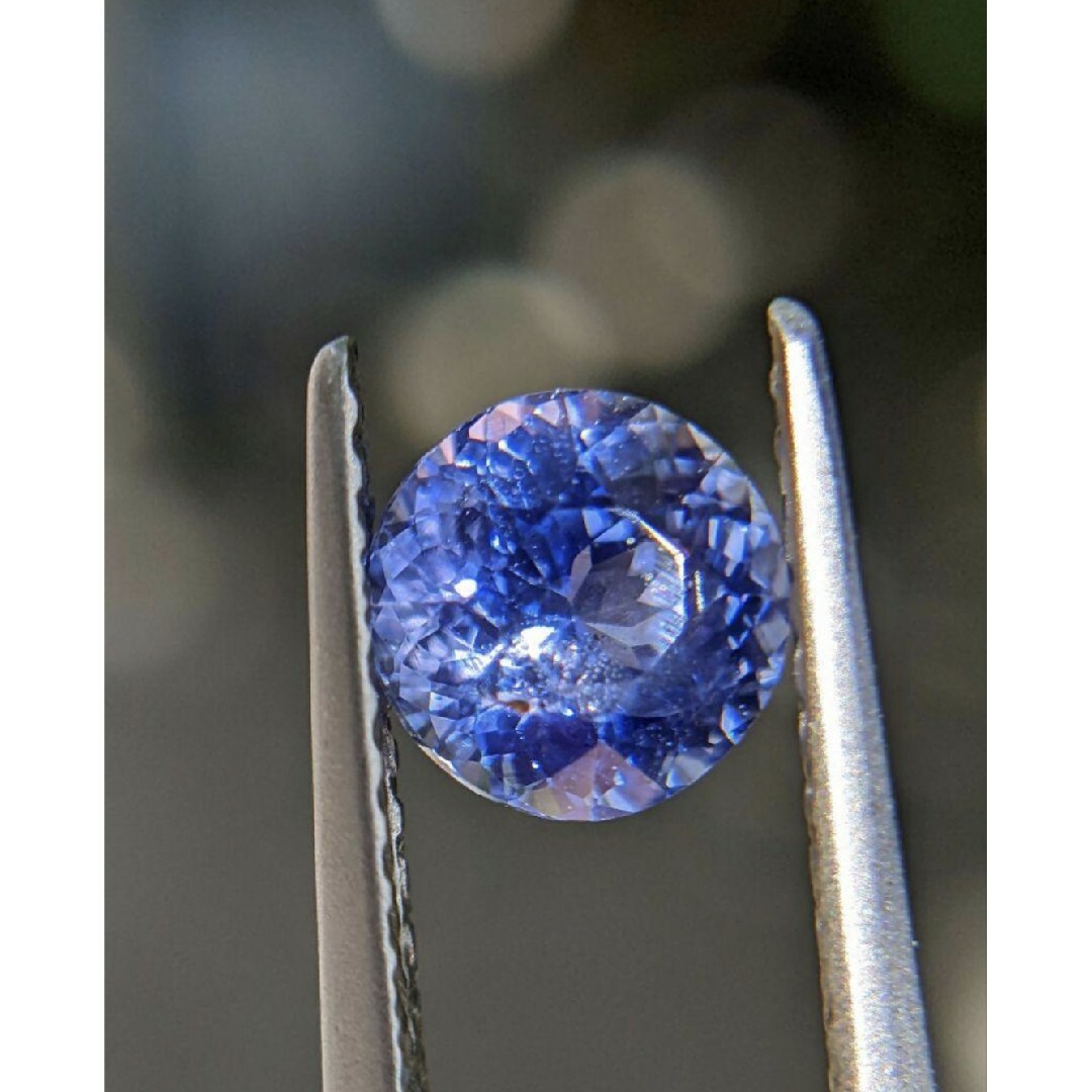 非加熱 1.13ct 〜Flower of Life〜 セイロンブルーサファイア レディースのアクセサリー(リング(指輪))の商品写真