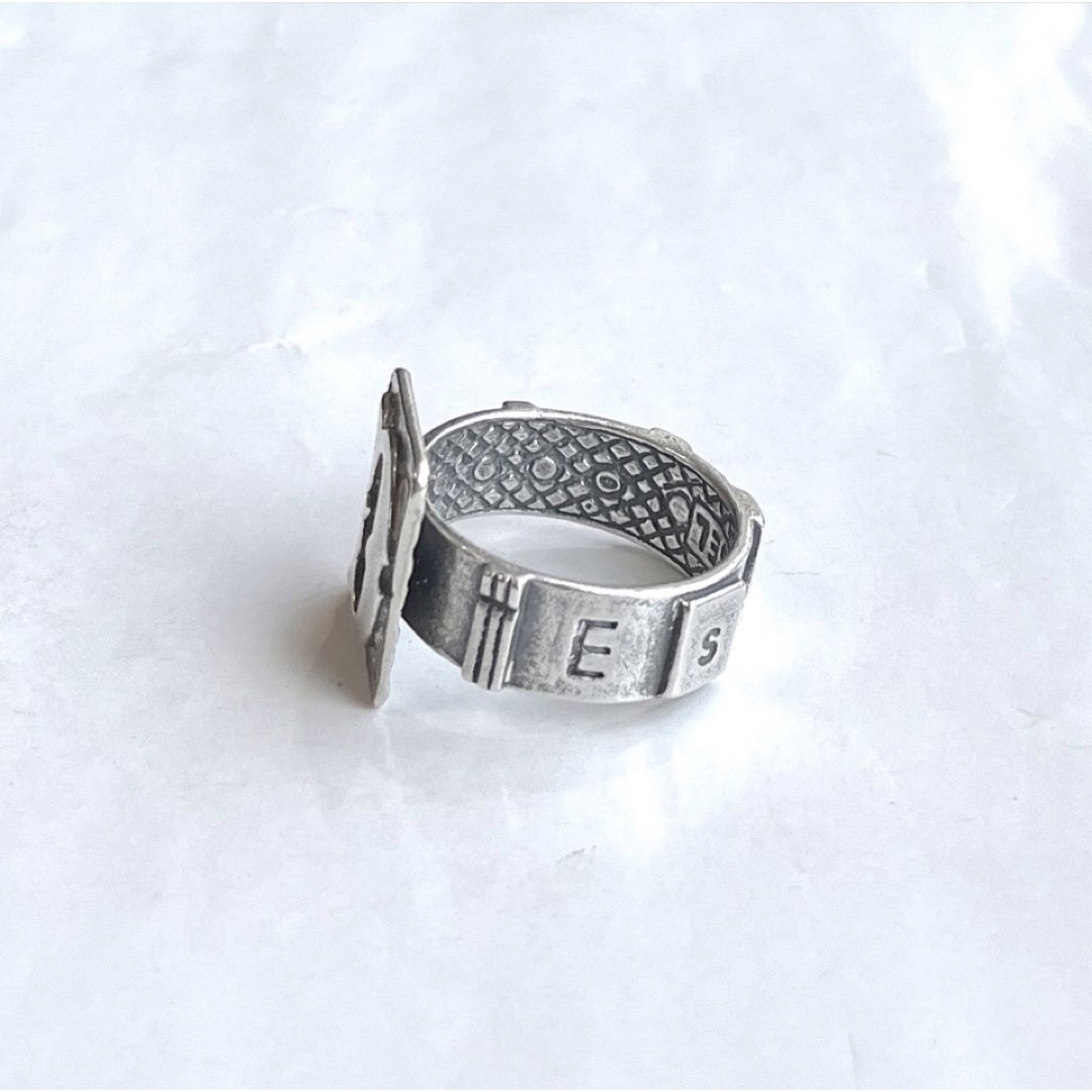 DIESEL - DIESELディーゼルD ロゴ925silverリング ヴィンテージ DIESEL - DIESELディーゼルD ロゴ925silverリング ヴィンテージ