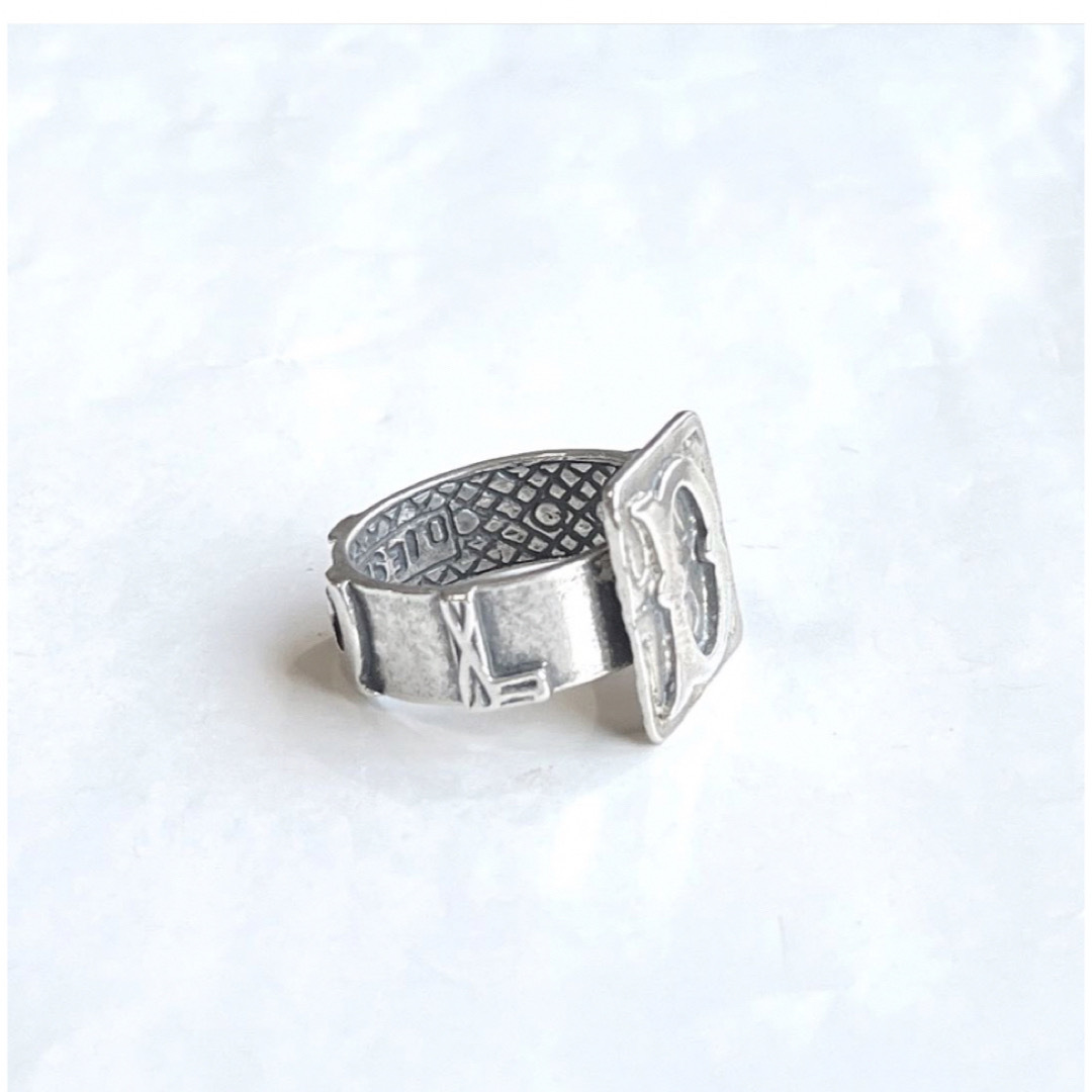 DIESEL - DIESELディーゼルD ロゴ925silverリング ヴィンテージ DIESEL - DIESELディーゼルD ロゴ925silverリング ヴィンテージ