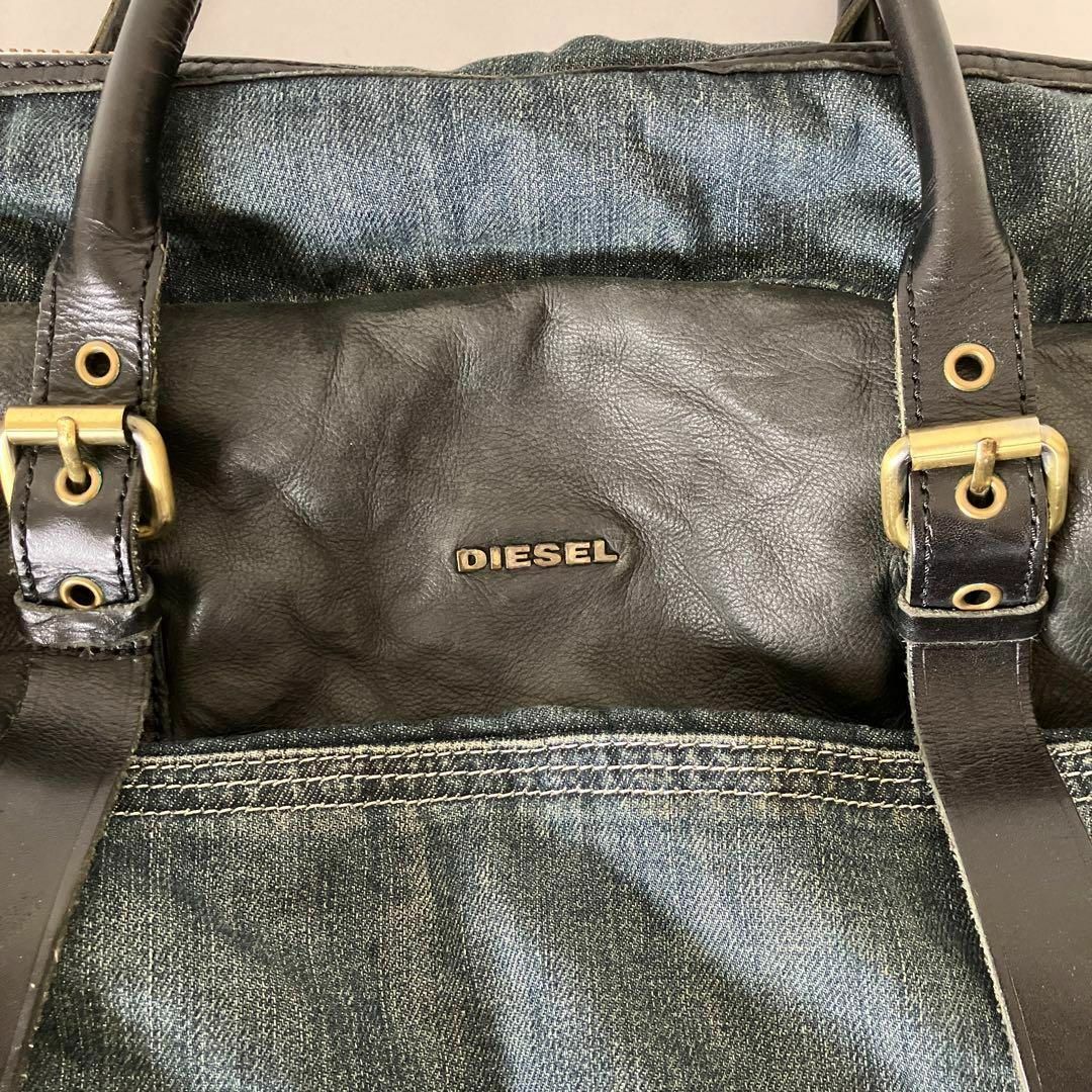 【新品】DIESEL ディーゼル　レザー　ボストンバッグ　2way