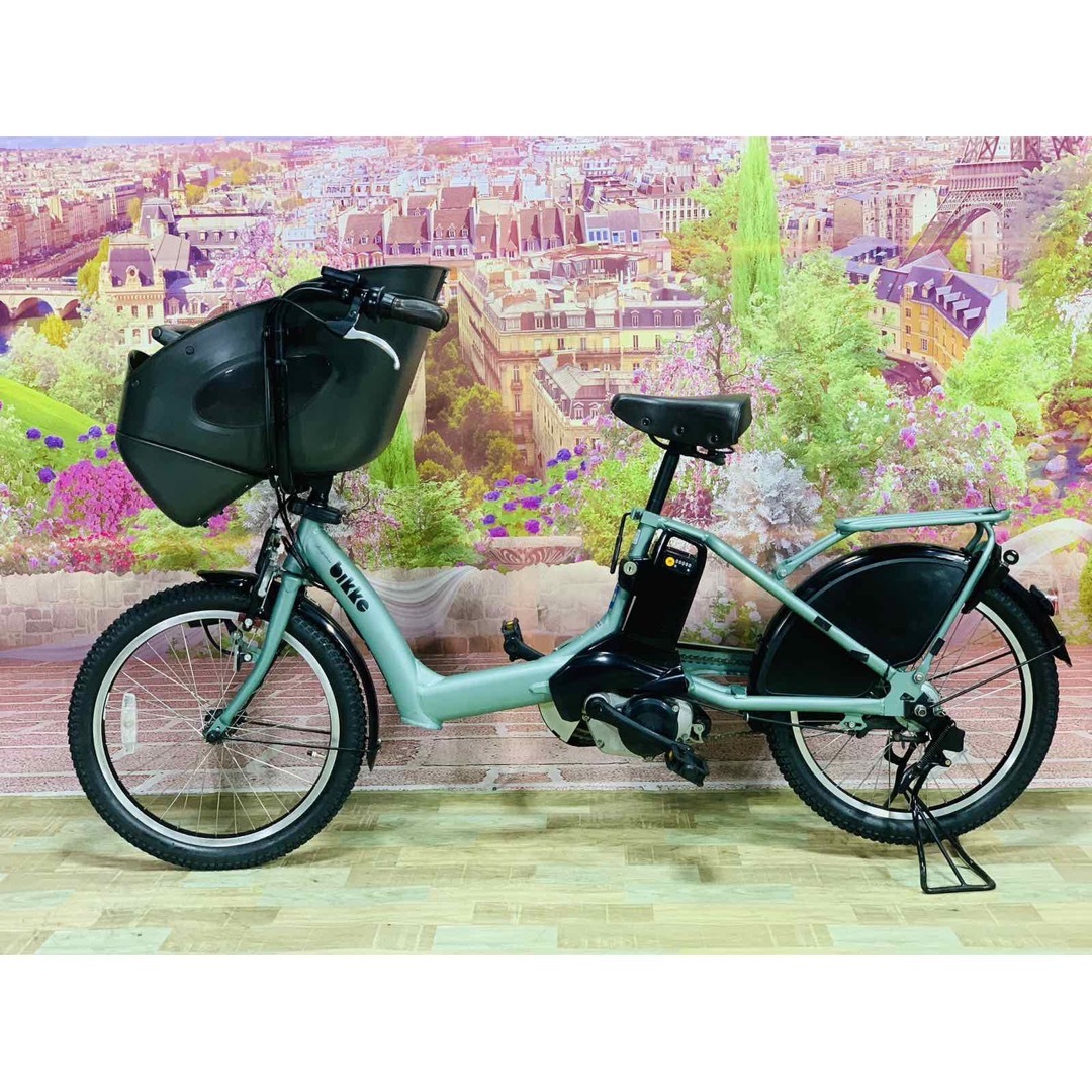 ☆5422子供乗せ電動アシスト自転車ブリヂストン3人乗り対応20インチ
