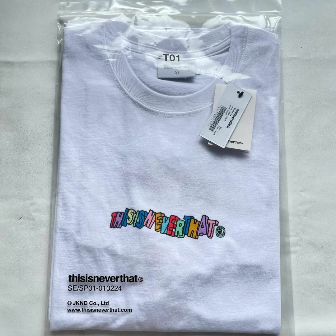 thisisneverthat - ☆完売☆thisisneverthat Magnet Tee ホワイト Lの