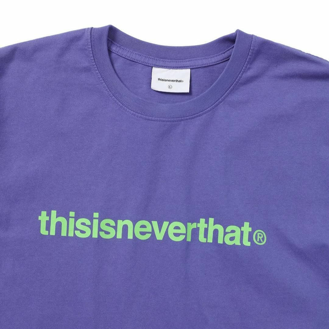 thisisneverthat - ☆大人気☆thisisneverthat ロゴ ロンT パープル XL